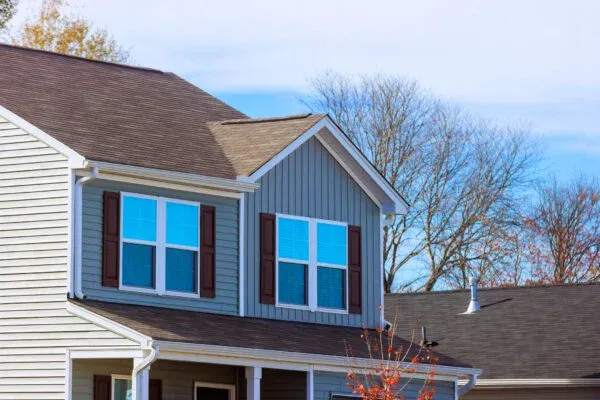 Brown Wisconsin Home with new siding